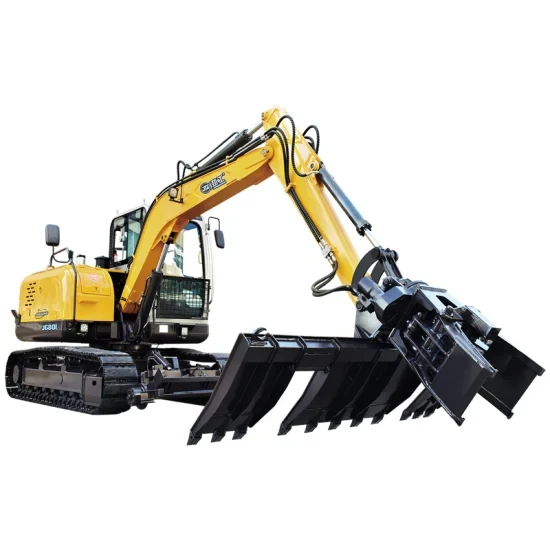 Tracked Excavator Jg-80L Rail Machine Sleeper Layer and Changer for Track Renewal